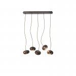 Дизайнерская люстра CAPSULES L70 Dark wood ImperiumLoft 192927-26