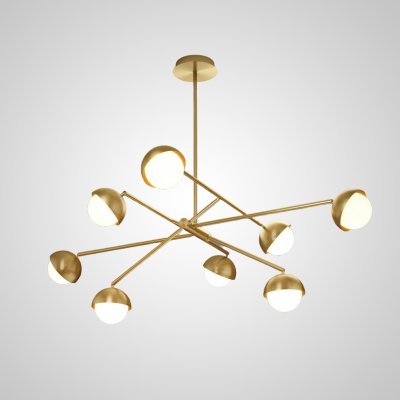 Потолочная люстра KENDALL L8 Gold ImperiumLoft 192952-23