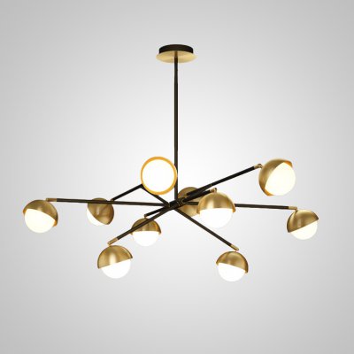 Потолочная люстра KENDALL L10 Black Gold ImperiumLoft 192955-23