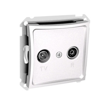 

Lexel Дуэт белый Розетка телевизионная TV-R одиночная 2dB (SE WDE000193), WDE000193