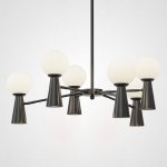 Потолочная люстра ABELINA L12 Black White ImperiumLoft 193026-23