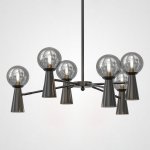 Потолочная люстра ABELINA L12 Black Grey ImperiumLoft 193028-23