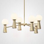 Потолочная люстра ABELINA L12 Gold White ImperiumLoft 193029-23