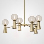 Потолочная люстра ABELINA L12 Gold Amber ImperiumLoft 193030-23