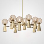 Потолочная люстра ABELINA L20 Gold Amber ImperiumLoft 193034-23