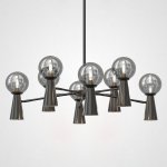 Потолочная люстра ABELINA L16 Black Grey ImperiumLoft 193055-23