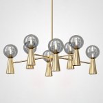 Потолочная люстра ABELINA L16 Gold Grey ImperiumLoft 193058-23