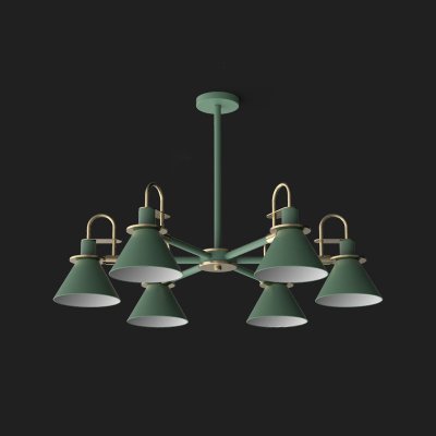 Люстра на штанге CODA D88 Green ImperiumLoft 193066-26