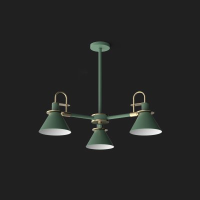 Люстра на штанге CODA D76 Green ImperiumLoft 193069-26