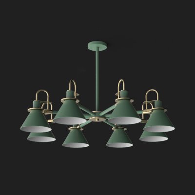Люстра на штанге CODA D94 Green ImperiumLoft 193070-26
