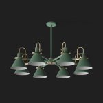 Люстра на штанге CODA D94 Green ImperiumLoft 193070-26