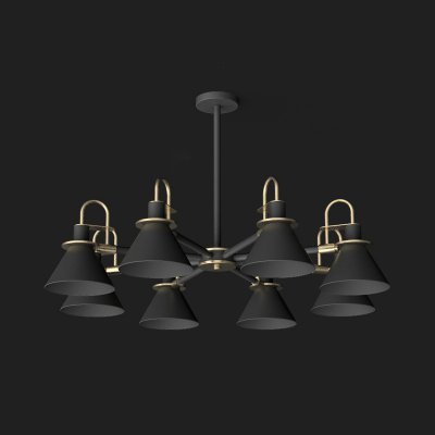 Люстра на штанге CODA D94 Black ImperiumLoft 193071-26