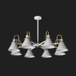 Люстра на штанге CODA D94 White ImperiumLoft 193072-26