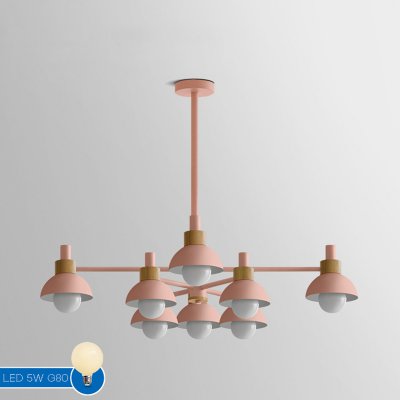 Люстра на штанге FANTA A 8 lights Pink ImperiumLoft 193149-26