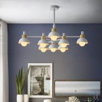 Люстра на штанге FANTA A 8 lights Green ImperiumLoft 193150-26