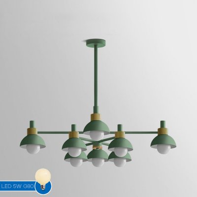 Люстра на штанге FANTA A 8 lights Green ImperiumLoft 193150-26
