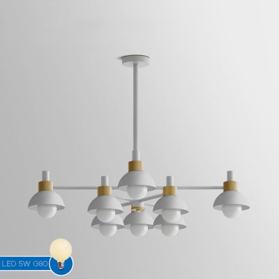 Люстра на штанге FANTA A 8 lights White ImperiumLoft 193151-26
