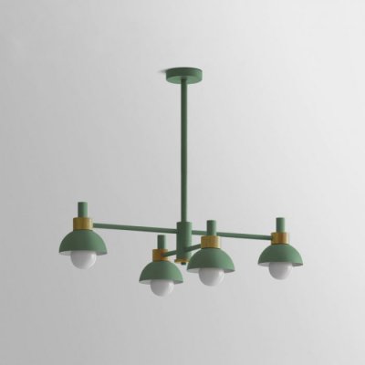 Люстра на штанге FANTA A 4 lights Green ImperiumLoft 193153-26