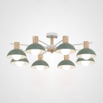 Люстра на штанге DOS D83 Green ImperiumLoft 193157-26