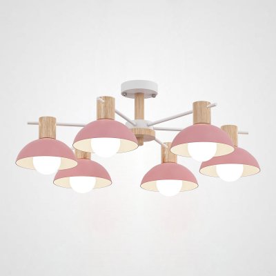 Люстра на штанге DOS D68 Pink ImperiumLoft 193160-26