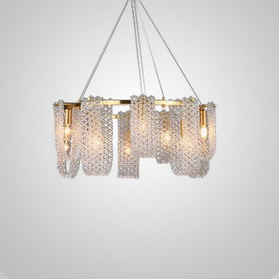 Подвесная люстра PALMIRA CH L10 ImperiumLoft 193179-23 Подвесная люстра PALMIRA CH L10 ImperiumLoft 193179-23