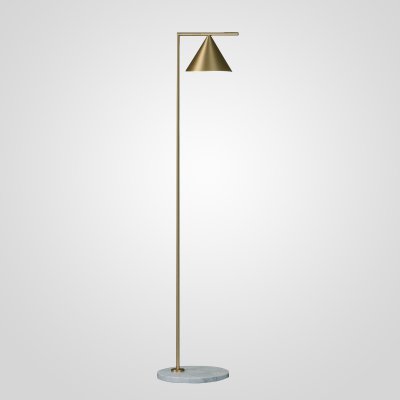 Торшер Captain Flint Cone floor lamp Капитан Флинт Gold ImperiumLoft 193303-22