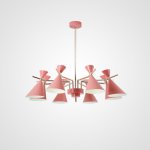 Люстра на штанге FRANKA D100 8 lamps Pink ImperiumLoft 193337-26