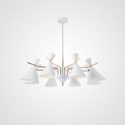 Люстра на штанге FRANKA D100 8 lamps White ImperiumLoft 193338-26