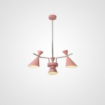 Люстра на штанге FRANKA D80 3 lamps Pink ImperiumLoft 193350-26