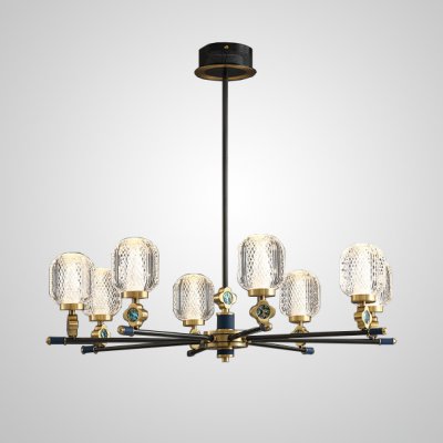 Потолочная люстра LUARA CH B L8 ImperiumLoft 193364-23