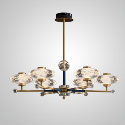 Потолочная люстра NICOL L6 Blue ImperiumLoft 193371-23