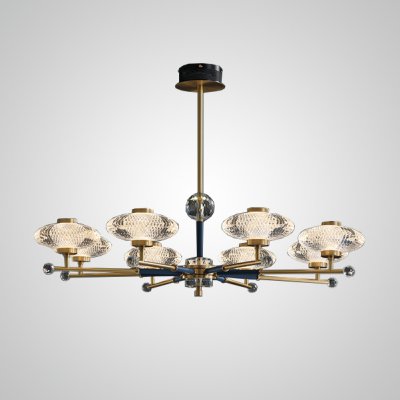 Потолочная люстра NICOL L8 Blue ImperiumLoft 193374-23