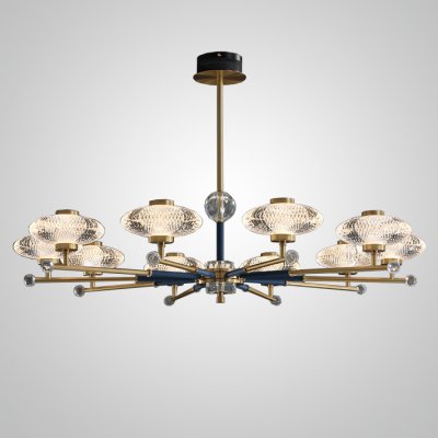 Потолочная люстра NICOL L10 Blue ImperiumLoft 193375-23 Потолочная люстра NICOL L10 Blue ImperiumLoft 193375-23