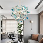 Потолочная люстра AGATE 8 L18 Multicolor ImperiumLoft 193384-23