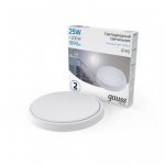 Светильник ЖКХ Gauss HALL круг 25W 1890lm 6500K 200-240V IP40 D210*35мм белый LED (193411325)