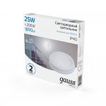Светильник ЖКХ Gauss HALL круг 25W 1890lm 6500K 200-240V IP40 D210*35мм белый LED (193411325)