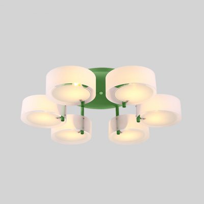 Потолочная люстра HEDDA D73 6 lamps Green ImperiumLoft 193421-26