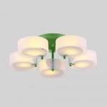 Потолочная люстра HEDDA D73 5 lamps Green ImperiumLoft 193426-26