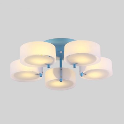 Потолочная люстра HEDDA D73 5 lamps Blue ImperiumLoft 193427-26 Потолочная люстра HEDDA D73 5 lamps Blue ImperiumLoft 193427-26
