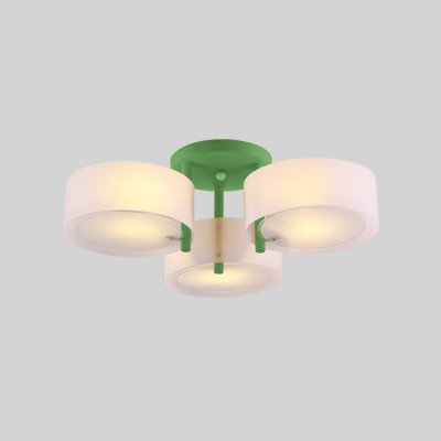 Потолочная люстра HEDDA D54 3 lamps Green ImperiumLoft 193430-26