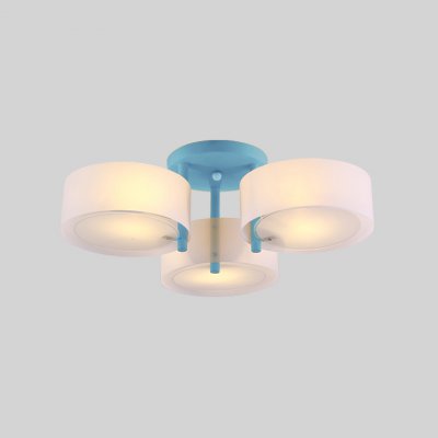 Потолочная люстра HEDDA D54 3 lamps Blue ImperiumLoft 193431-26