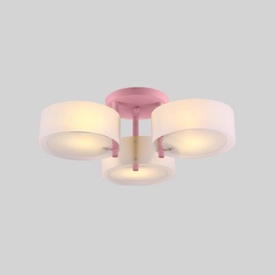 Потолочная люстра HEDDA D54 3 lamps Pink ImperiumLoft 193432-26 Потолочная люстра HEDDA D54 3 lamps Pink ImperiumLoft 193432-26
