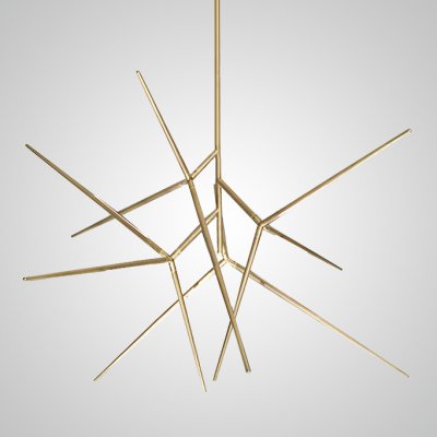 Потолочная люстра FLASK Gold ImperiumLoft 193434-23