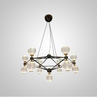 Подвесная люстра TRENTON L13 Black ImperiumLoft 193468-23