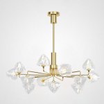 Люстра на штанге ICE 13 lamps Gold ImperiumLoft 193498-26