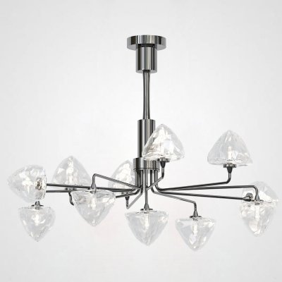 Люстра на штанге ICE 11 lamps Black ImperiumLoft 193499-26