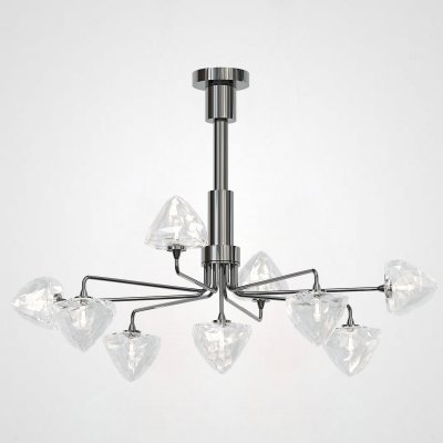 Люстра на штанге ICE 9 lamps Black ImperiumLoft 193501-26 Люстра на штанге ICE 9 lamps Black ImperiumLoft 193501-26