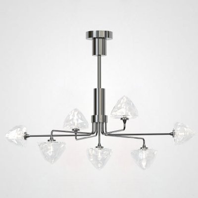 Люстра на штанге ICE 7 lamps Black ImperiumLoft 193503-26 Люстра на штанге ICE 7 lamps Black ImperiumLoft 193503-26