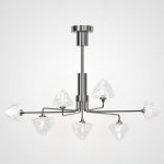 Люстра на штанге ICE 7 lamps Black ImperiumLoft 193503-26