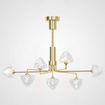 Люстра на штанге ICE 7 lamps Gold ImperiumLoft 193504-26